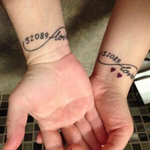 Tattoo Ideas for 25th Wedding Anniversary