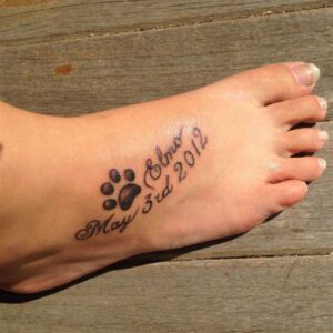 Tattoo Ideas for Dog that Passed Away