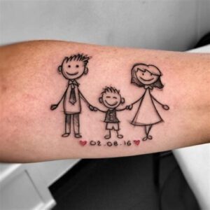 Tattoo Ideas for Family of 3