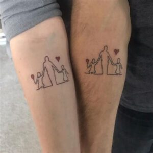 Tattoo Ideas for Father of Twins