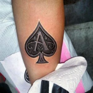 Tattoo Ideas for Men Ace of Spades