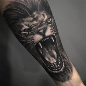 Tattoo Ideas for Men Arm Lion