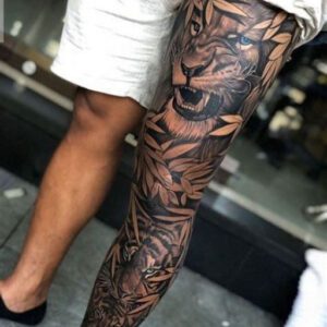 Tattoo Ideas for Men Leg Sleeve