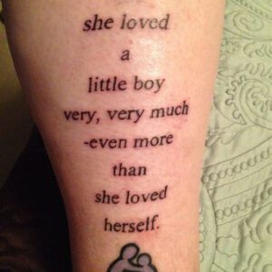 Tattoo Ideas for Mom About Son