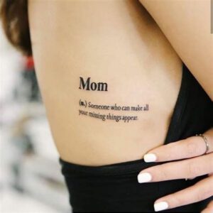 Tattoo Ideas for Moms with Meaning