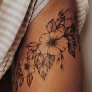 Tattoo Ideas for Side of Thigh