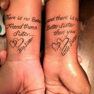 Tattoo Ideas for Sister in Laws