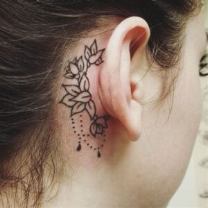 Tattoo Ideas For Women Behind The Ear