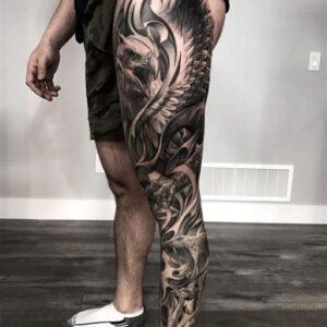 Tattoo Leg Sleeve Ideas for Men