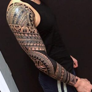 Tribal Tattoo Sleeve Ideas for Men