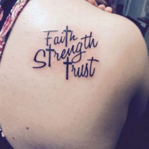 Trust in the Lord Tattoo Ideas