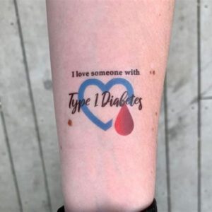 Type 1 Diabetes Support Tattoo Ideas