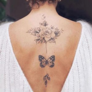 Upper Back Tattoo Ideas for Females