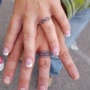 Wedding Band Tattoo Ideas for Guys