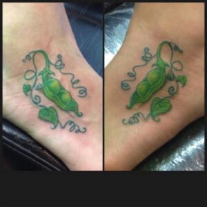 2 Peas in a Pod Tattoo Ideas