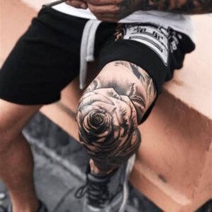 Above the Knee Tattoo Ideas for Men