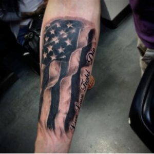 American Flag Tattoo Ideas for Men