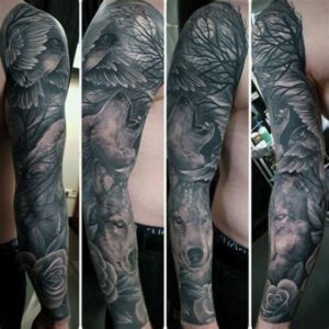 Animal Sleeve Tattoo Ideas for Men