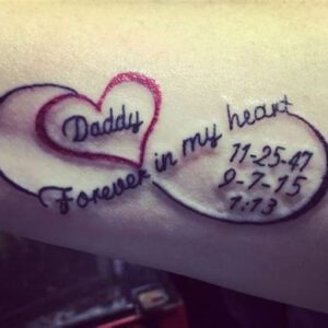 Baby Girl Tattoo Ideas for Dad