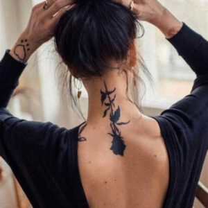 Back of Neck Tattoo Ideas for Women