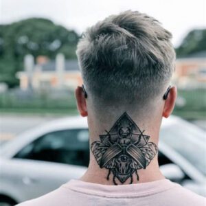 Back of the Neck Tattoo Ideas for Men