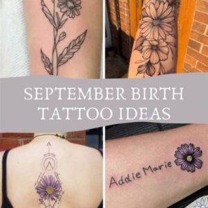 Birth Month Tattoo Ideas for Guys