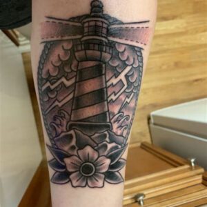 Black and Grey Traditional Tattoo Ideas