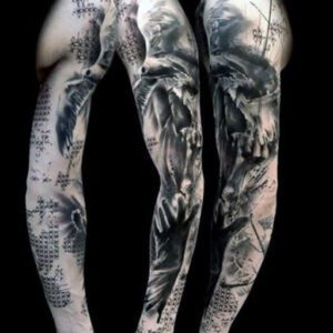 Black Tattoo Sleeve Ideas for Men