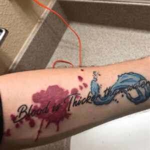 Blood Is Thicker Than Water Tattoo Ideas