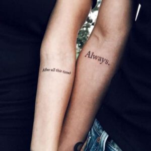 Couple Tattoo Ideas Small with Meaning