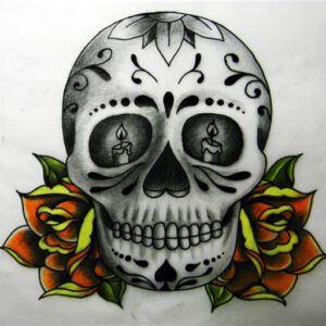 Day of the Dead Skull Tattoo Ideas