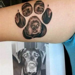 Dog Paw Tattoo Ideas for Men