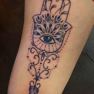 Evil Eye Tattoo Ideas for Females