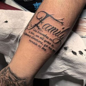 Family Name Tattoo Ideas for Females