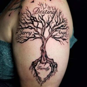 Family Tree Tattoo Ideas for Females