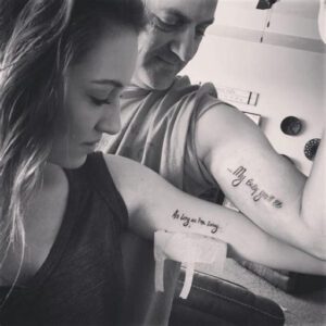 Father and Daughter Matching Tattoo Ideas