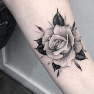 Flower Tattoo Ideas Black and White