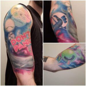 Hitchhiker’s Guide to the Galaxy Tattoo Ideas