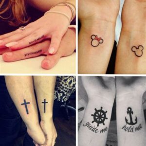 Husband and Wife Tattoo Ideas Small