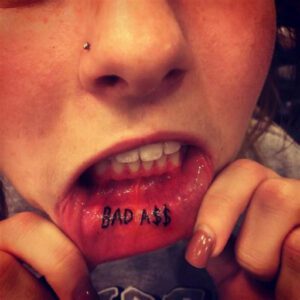 Inner Lip Tattoo Ideas for Guys