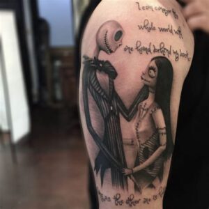 Jack Skellington and Sally Tattoo Ideas