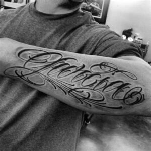 Last Name Tattoo Ideas for Men