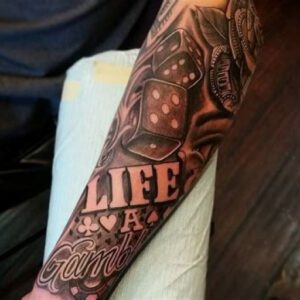 Life Is a Gamble Tattoo Ideas