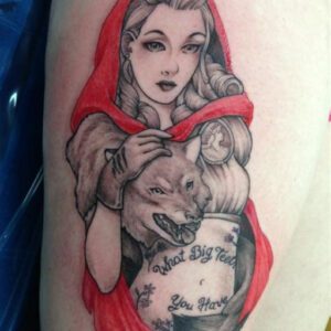 Little Red Riding Hood Tattoo Ideas