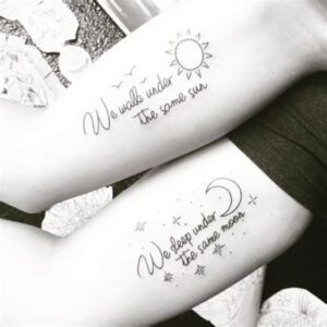 Long Distance Best Friend Tattoo Ideas