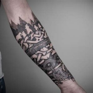 Lord of the Rings Tattoo Sleeve Ideas