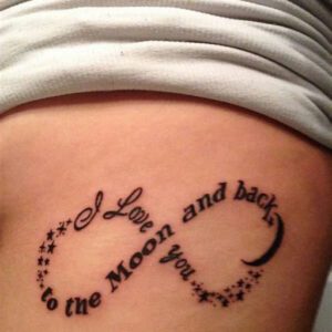 Love You to the Moon and Back Tattoo Ideas