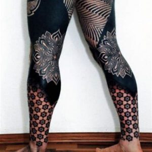 Lower Leg Tattoo Ideas for Men