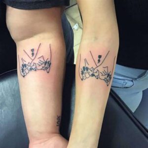 Male and Female Best Friend Tattoo Ideas