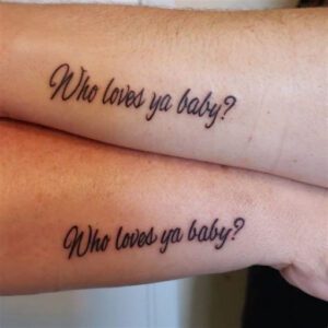 Matching Tattoo Ideas for Aunt and Niece